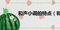 和聲小調的特點(和聲小調)