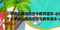 小學幼兒園消防安全教育讀本-必讀十堂教育課-彩色版(關于小學幼兒園消防安全教育讀本-必讀十堂教育課-彩色版簡介)