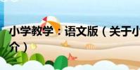 小學教學:語文版(關于小學教學:語文版簡介)