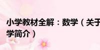 小學教材全解:數學(關于小學教材全解:數學簡介)