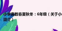 小學奧數春夏秋冬:6年級(關于小學奧數春夏秋冬:6年級簡介)