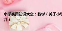 小學實用知識大全:數學(關于小學實用知識大全:數學簡介)