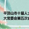 平頂山市十屆人大常委會第五次會議（關于平頂山市十屆人大常委會第五次會議介紹）