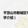 平頂山市新城區學府路小學（關于平頂山市新城區學府路小學介紹）