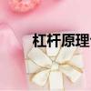杠桿原理公式單位（杠桿原理公式）
