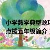 小學數學典型題巧解點撥五年級（關于小學數學典型題巧解點撥五年級簡介）