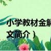 小學教材金解：語文（關于小學教材金解：語文簡介）