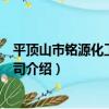 平頂山市銘源化工有限公司（關于平頂山市銘源化工有限公司介紹）