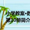 小學教案·數學第10冊（關于小學教案·數學第10冊簡介）