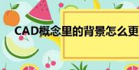 CAD概念里的背景怎么更換(cad概念)