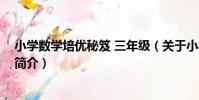 小學數學培優秘笈 三年級(關于小學數學培優秘笈 三年級簡介)