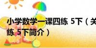 小學數學一課四練 5下(關于小學數學一課四練 5下簡介)
