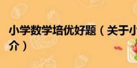 小學數學培優好題(關于小學數學培優好題簡介)