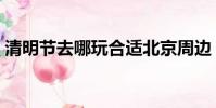 清明節去哪玩合適北京周邊(清明節去哪玩)