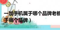 一加手機屬于哪個品牌老板是誰(一加手機屬于哪個品牌)