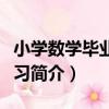 小學數學畢業總復習（關于小學數學畢業總復習簡介）