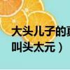 大頭兒子的真名叫頭太元1（大頭兒子的真名叫頭太元）