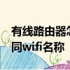 有線路由器怎么設置ap模式,又跟主路由器是同wifi名稱
