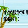 小學數學實用教學論（關于小學數學實用教學論簡介）