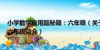 小學數學應用題秘籍:六年級(關于小學數學應用題秘籍:六年級簡介)