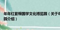 年年紅紫檀國學文化博覽園(關于年年紅紫檀國學文化博覽園介紹)