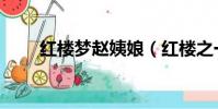紅樓夢趙姨娘(紅樓之一夢趙姨娘)