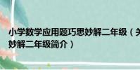 小學數學應用題巧思妙解二年級(關于小學數學應用題巧思妙解二年級簡介)