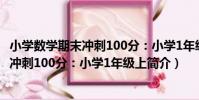 小學數學期末沖刺100分:小學1年級上(關于小學數學期末沖刺100分:小學1年級上簡介)
