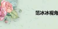 范冰冰視角