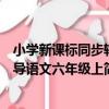 小學新課標同步輔導語文六年級上（關于小學新課標同步輔導語文六年級上簡介）