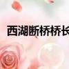西湖斷橋橋長（西湖斷橋五一假期變 人橋）
