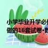 小學畢業升學必做的16套試卷·數學（關于小學畢業升學必做的16套試卷·數學簡介）
