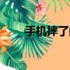 手機摔了閃屏怎么辦（閃屏怎么辦）