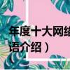 年度十大網絡流行語（關于年度十大網絡流行語介紹）
