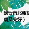 魏晉南北朝荒唐又美好誰說的（魏晉南北朝荒唐又美好）
