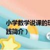 小學數學說課的理論與實踐（關于小學數學說課的理論與實踐簡介）