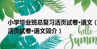 小學畢業班總復習活頁試卷·語文(關于小學畢業班總復習活頁試卷·語文簡介)