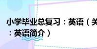小學畢業總復習:英語(關于小學畢業總復習:英語簡介)