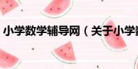 小學數學輔導網(關于小學數學輔導網簡介)
