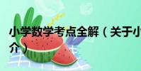 小學數學考點全解(關于小學數學考點全解簡介)