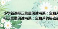 小學新課標正能量閱讀書系:寶葫蘆的秘密(關于小學新課標正能量閱讀書系:寶葫蘆的秘密簡介)