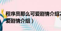 程序員那么可愛劇情介紹28(程序員那么可愛劇情介紹)