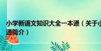 小學新語文知識大全一本通(關于小學新語文知識大全一本通簡介)