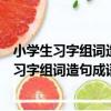 小學生習字組詞造句成語同義詞反義詞一本通（關于小學生習字組詞造句成語同義詞反義詞一本通簡介）