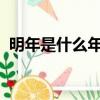 明年是什么年2023年屬兔（明年是什么年）