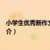 小學生優秀新作文口袋本（關于小學生優秀新作文口袋本簡介）