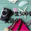 小學生500字新作文（關于小學生500字新作文簡介）