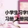 小學生習字練習冊 上冊（關于小學生習字練習冊 上冊簡介）