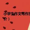 小學生作文寫作技巧大全（關于小學生作文寫作技巧大全簡介）