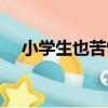 小學生也苦惱（關于小學生也苦惱簡介）